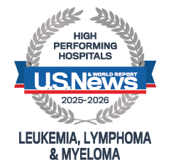 2025-26 U.S. News High Performing Hospital Leukemia, Lymphoma and Myeloma